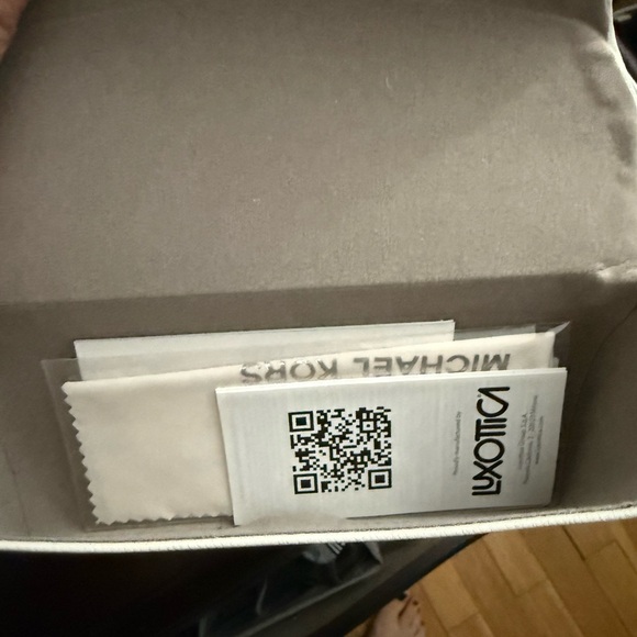 Michael Kors White Sunglasses with Rose Gold Branding - Picture 5 of 5